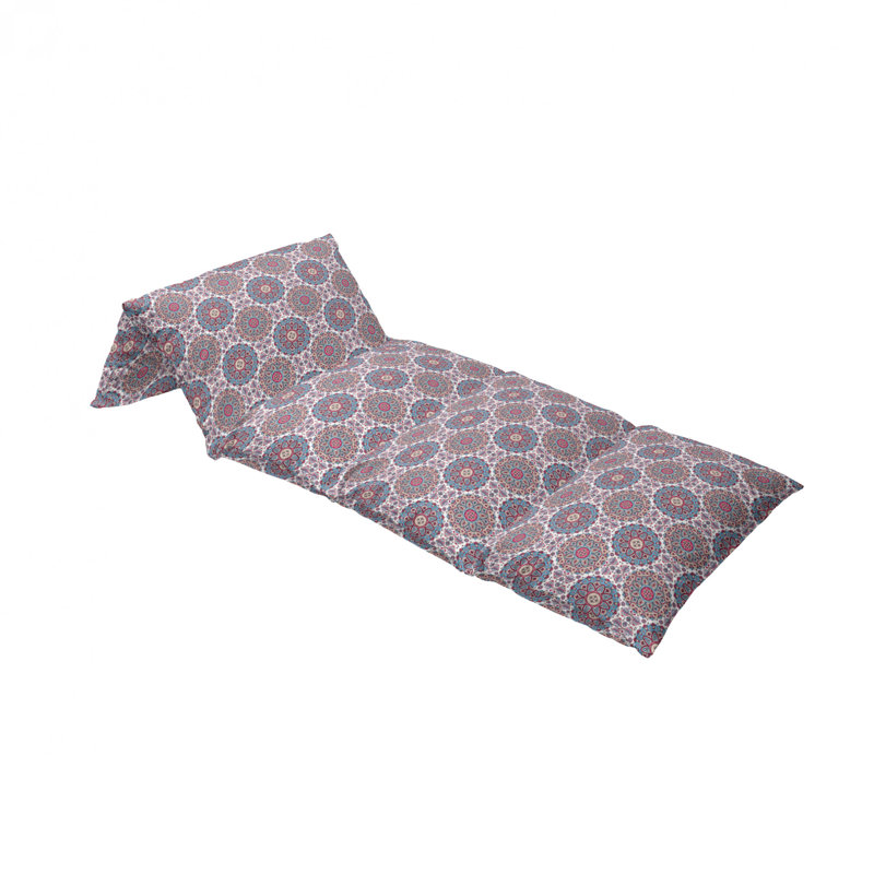 Housse de coussin d'extérieur Oriental Circles, H 2 po x l 36 po x P 88 po