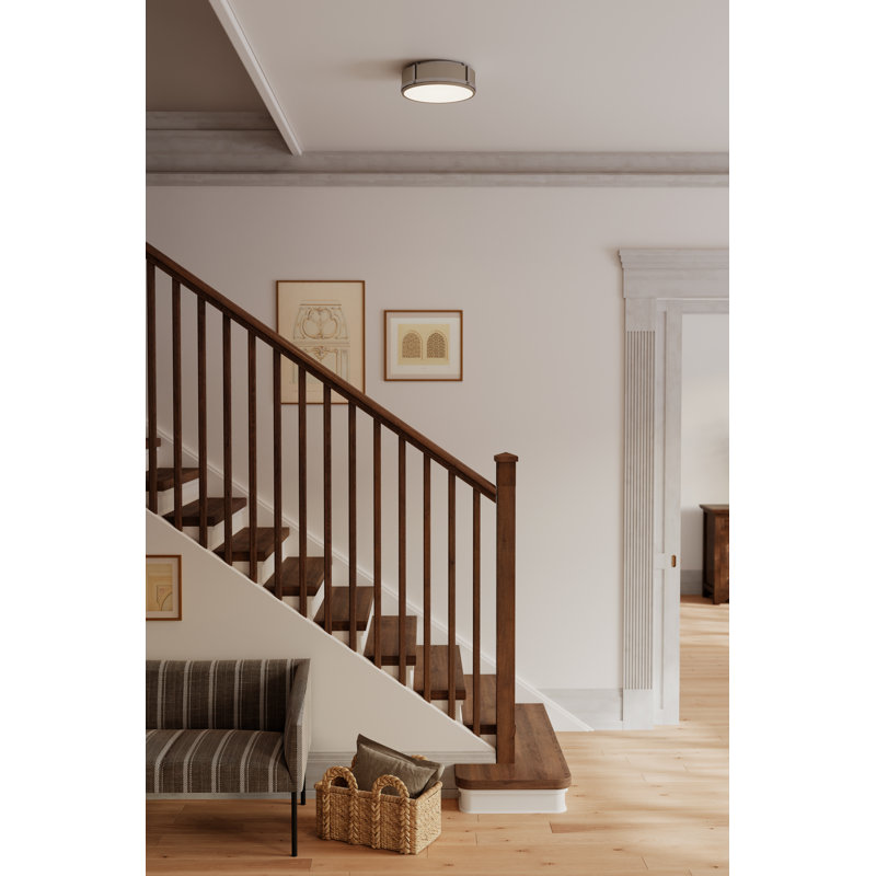 Lynca 13.75" 5CCT LED Flush Mount, Chrome