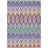 10' X 14' Purple Lilac And Orange Southwestern Washable Indoor Outdoor Area Rug-125217185