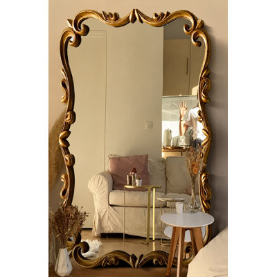 Rectangle Solid Wood Mirror