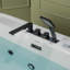72" x 35.4" Whirlpool and Air Bath Heated Soaking Combination Tub with Tub Filler-98714072