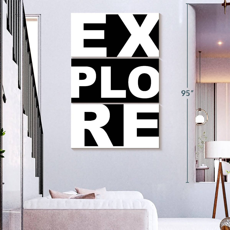 Tergel Explore Typography, 74" H x 48" W