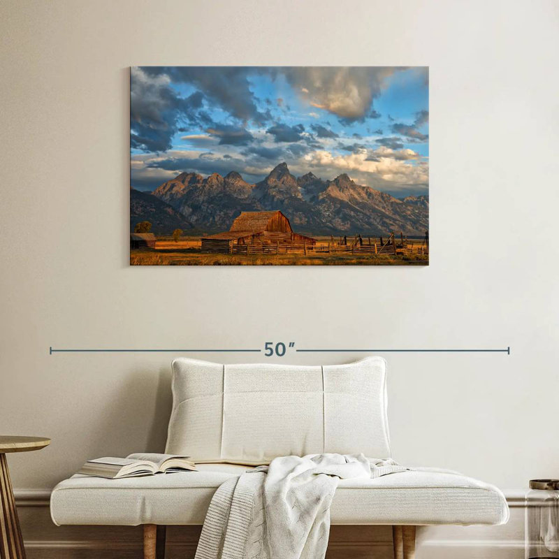 Rustic Wyoming, 26" H x 39" W