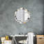 Huldar Glass Flat Wall Mirror