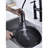 Matte Black Bridge Kitchen Faucet With Pull-Down - Dual Handle For Precise Control, 360-Degree Rotating Nozzle, Brass Construction Accurate Flow And Temperature Rotatable Quality Build-1473134567