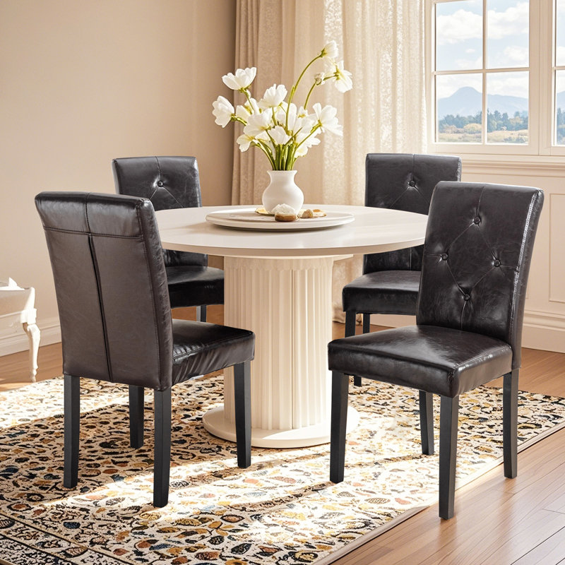 Upholstered Kitchen & Dining Room Chairs, Brown