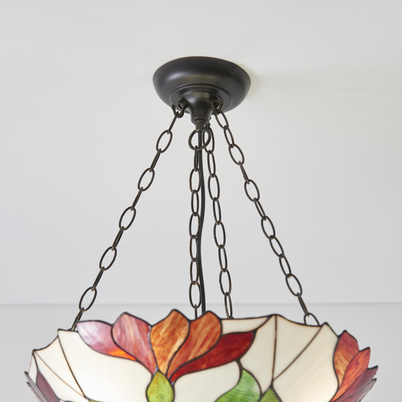 Bromley 3 - Light Bronze Bowl Pendant