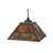 16" Square Canoe At Lake Pendant