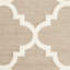 Tapis blé / beige à motif géométrique Ammundsen-1801639270