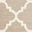 Tapis blé / beige à motif géométrique Ammundsen-1801639293