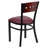 Jyun Decorative 4 Square Back Metal Restaurant Chair-1923513853