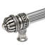 Cricket Cage 22 inches c.c. with 5/8 reeded center long pull small finial in Platinum-209983174-209983179