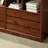Classic black walnut solid wood bookcase