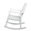 Chaise berçante en bois massif Armany Nesta-87691039