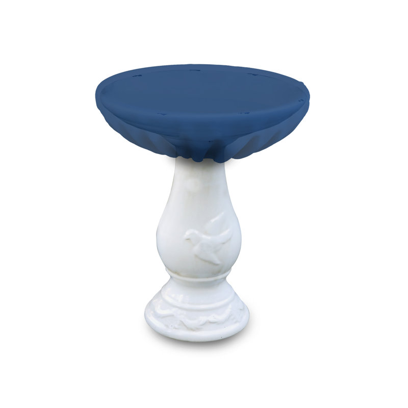 Bird Bath Cover, 45.7cm H x 53.3cm W x 53.3cm D, Blue