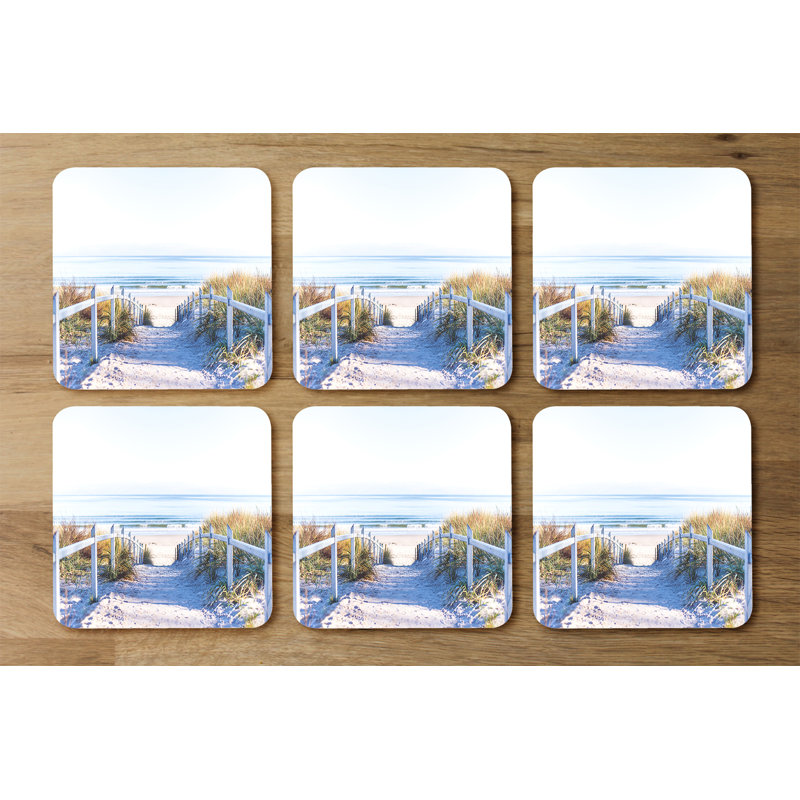 Dquan Square 6 Piece Coaster Set