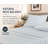 RUVANTI 100% Cotton Flannel Sheets Twin Size 16 inch Deep Pocket, 3 PCs Set, Ocean Stripe-137575560-137575555
