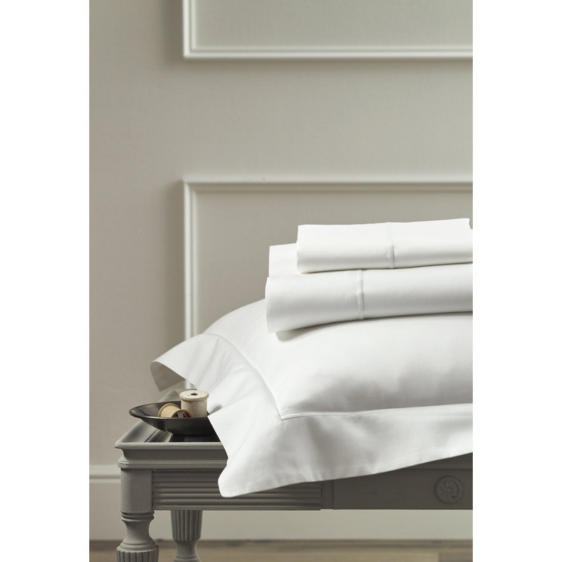 Taie décorative 100% coton soprano, Très grand, Blanc