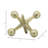 Modern Abstract Aluminum Decorative Object - Unique Geometric Metal Accent Sculpture for Contemporary Decor-16966826-100826322