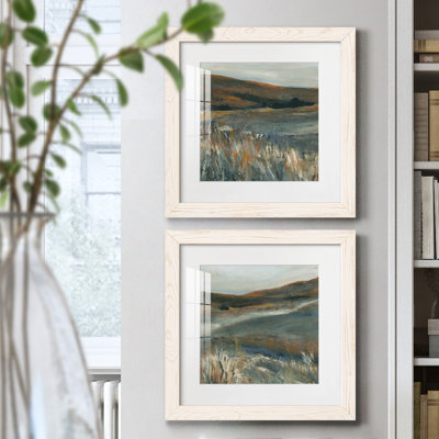 " Copper Dusk I " 2 - Pieces Painting Print