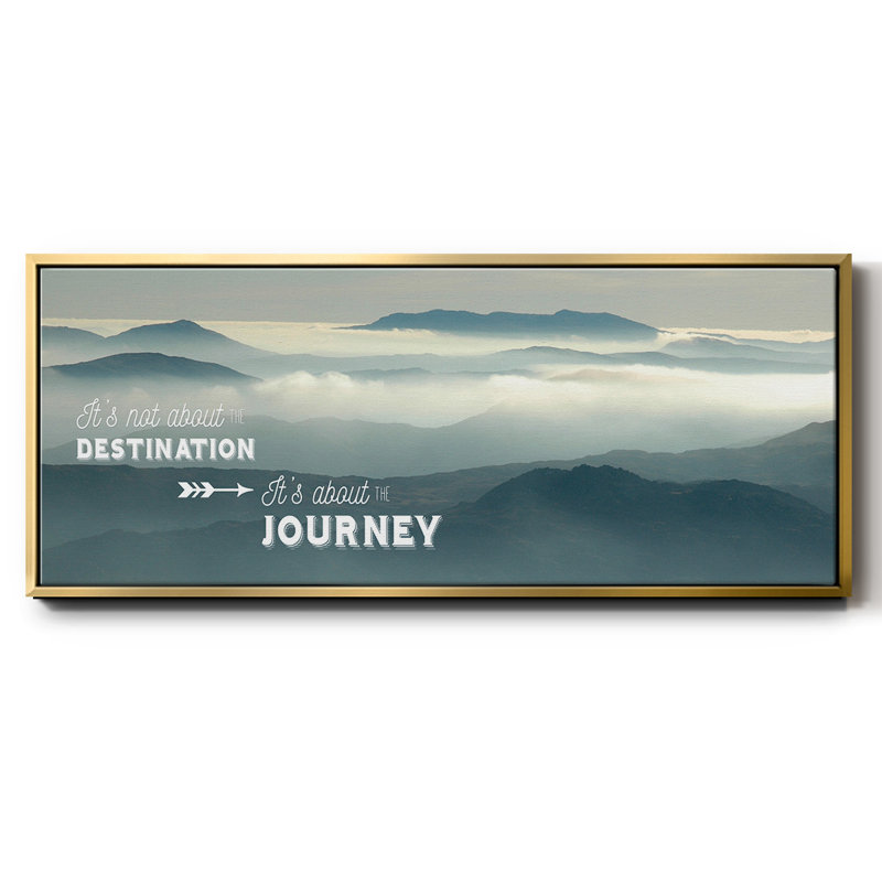The Journey- Framed Canvas, 20" H x 50" W