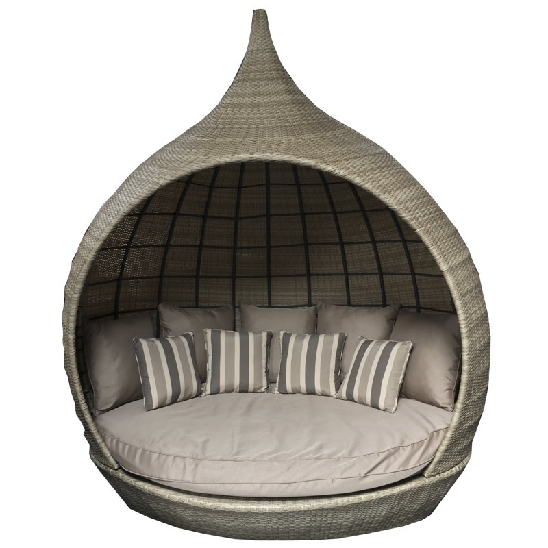 Pearl 220 cm W Patio Daybed with Cushions, Nature