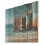 Beach Pier Urban Waterscapes I - océan, art sur bois de pin naturel-2067467785