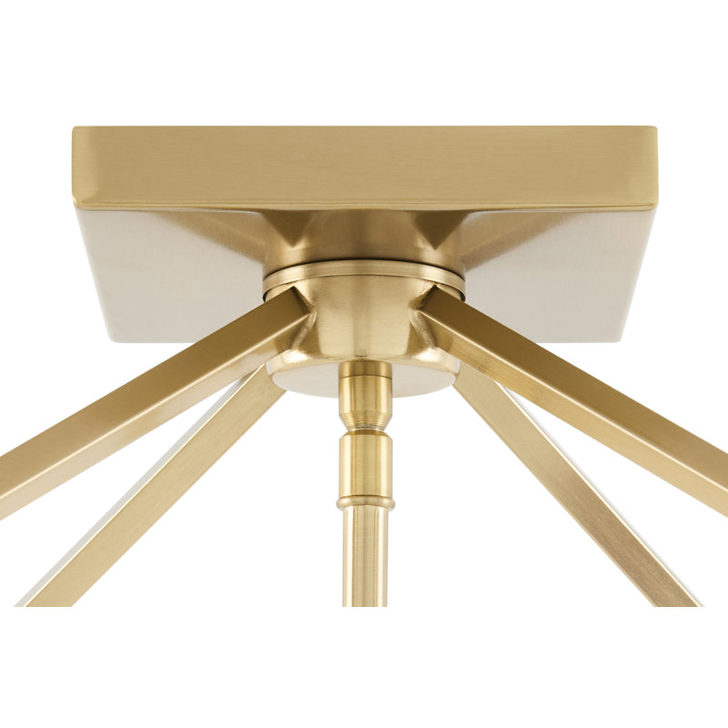 Poirier Chandelier, Brass
