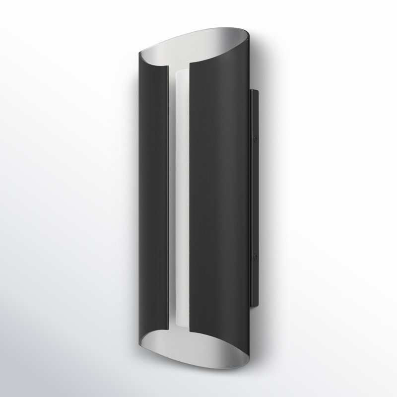 Evett Aluminum LED Wall Light, 18" H x 7" W x 3.69" D