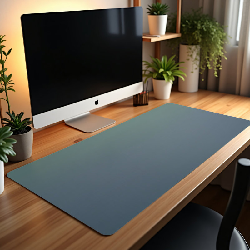 Polyester Desk Pad, 14.4x12.1