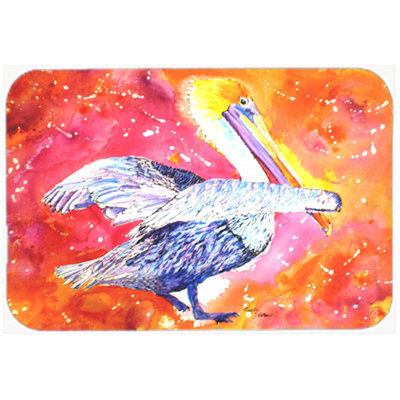 Caroline's Treasures Pelican Glass Cutting Board