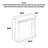French retro pattern fireplace decorative storage cabinet