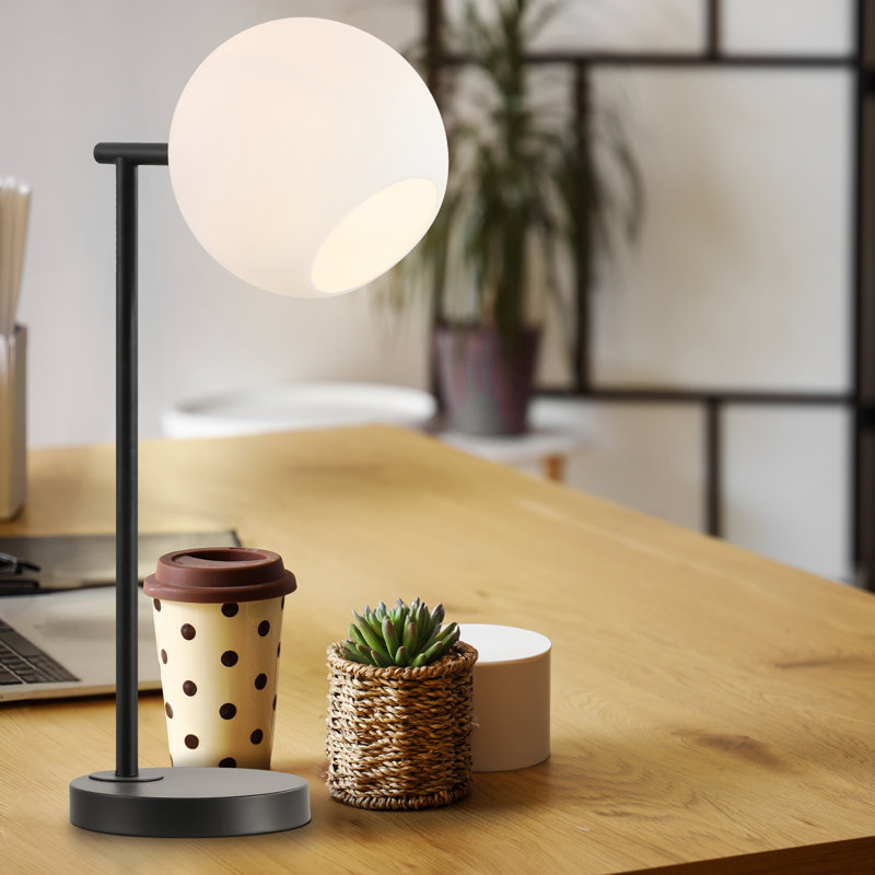 Lampe de table 21 "Earnhardt, Noir, noir, noir, noir