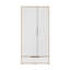 ORKNEY 2 Door Manufactured Wood Wardrobe-128114849