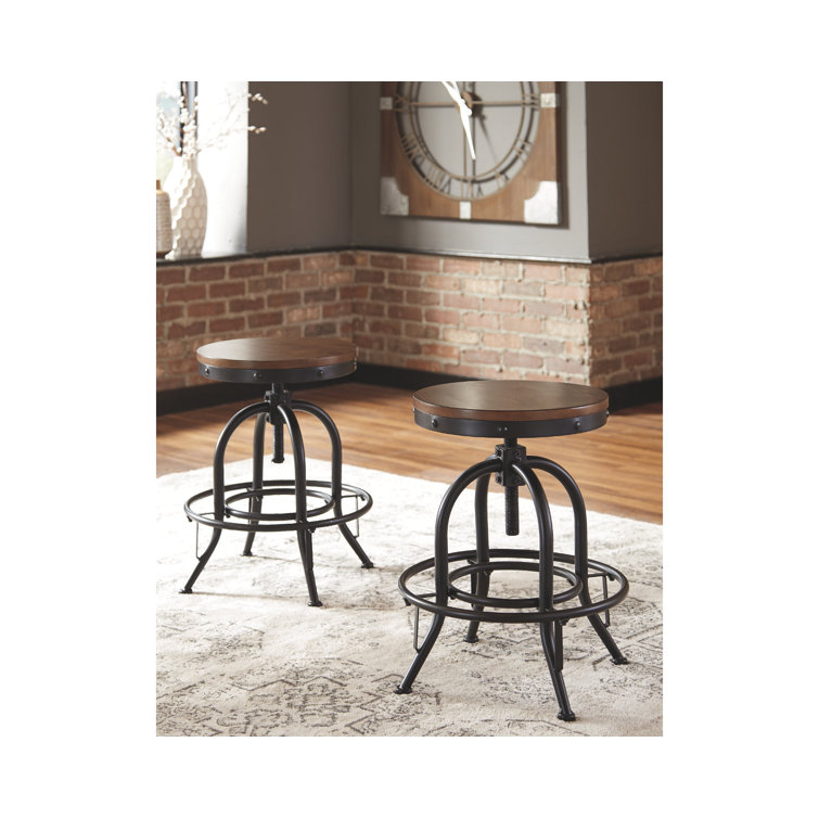 Quintara Swivel Adjustable Height Counter Stool