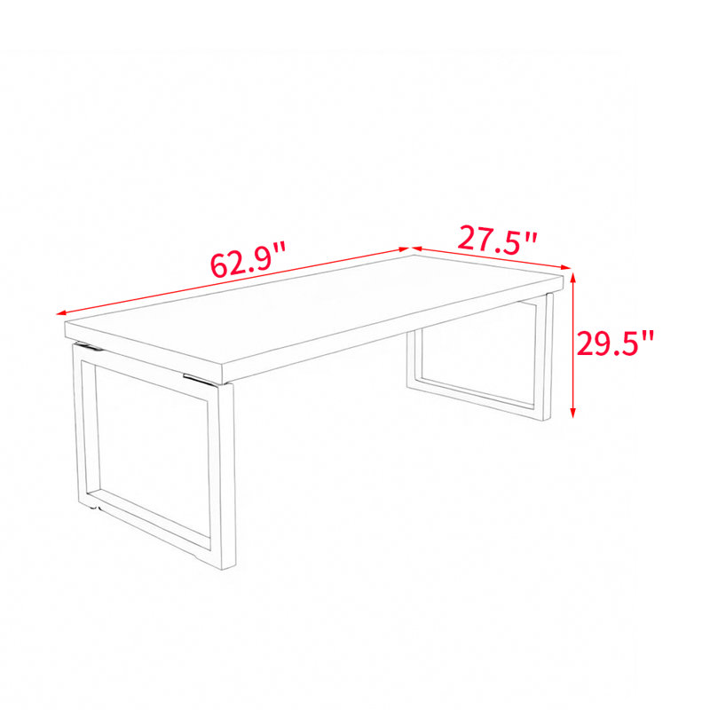 Rayonda, 29.5"H x 62.9"L x 27.5"W