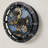 Desk wooden Clock Round 10 inches with Real Moving Gears (Transformable into a Wall Clock - detachable base) Canada Collection-1049897950
