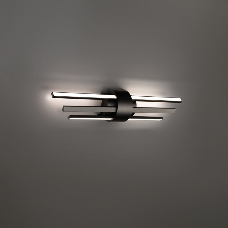 Melody LED Bath Vanity & Wall Light, Black