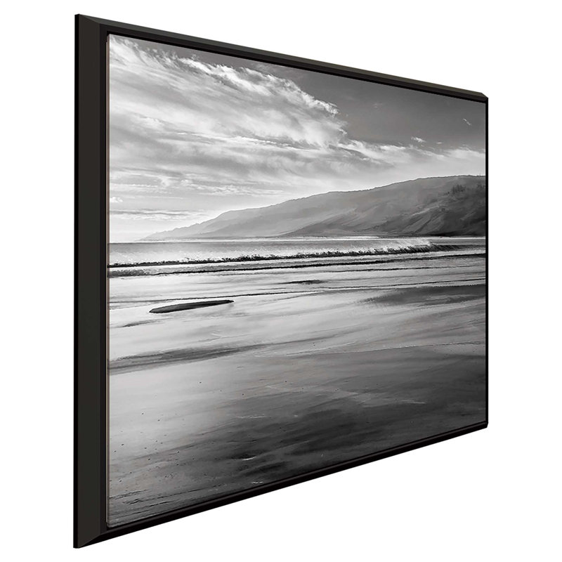 «Contemplating Dreams», reproduction, H 31,5 po x l 51,5 po x P 2 po, Cadre flottant noir