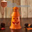Photophore orange lanterne 12x8x6