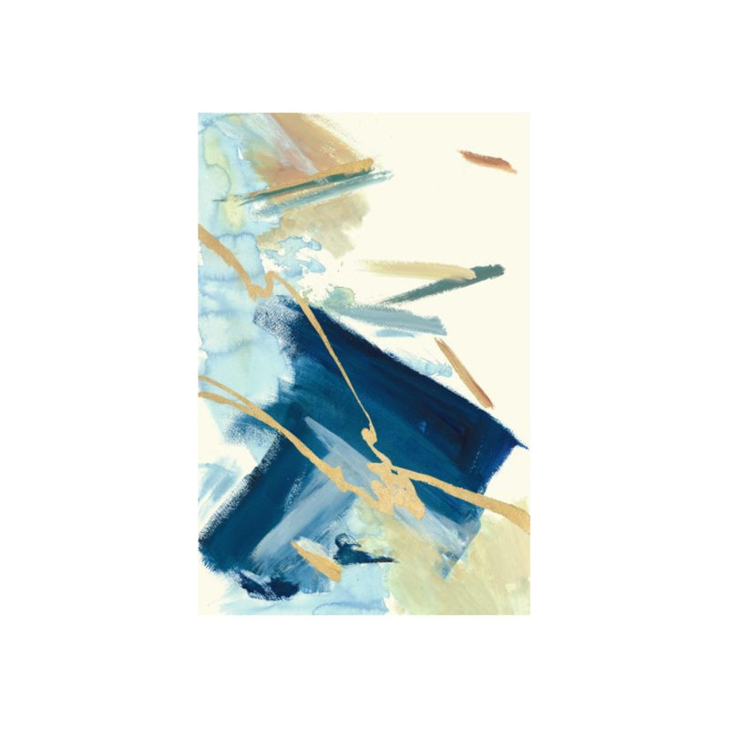 Ocean Glows Painting by Sara Brown, Glass Coat, 60" H x 40" W x 1.5" D