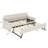 Twin Size Upholstered Daybed with Trundle & USB Charging, Trundle Can Be Flat or Elevated,Beige-118566430
