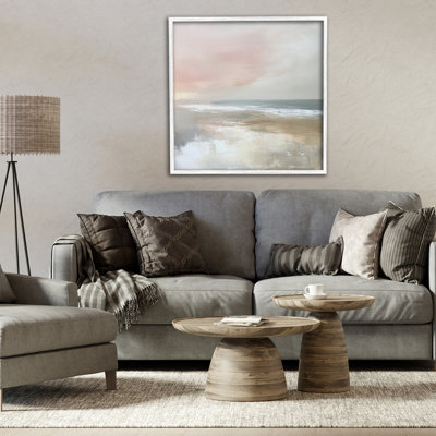 «Mute Landscape Marsh Waters», estampe numérique, conception de Petal Prints Design
