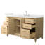 Ensemble de meuble-lavabo simple 60 po avec plateau en quartz Janna-108352132-108352133-108352137