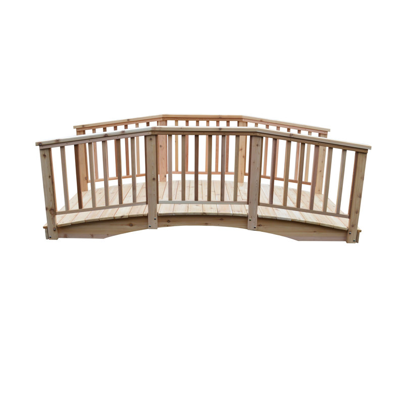 Pont-balustre Western Cedar 12 pi, Sans finition