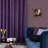 Gold Wave Line and Dots Printed Blackout Grommet Curtains (Set of 2)-1054468371-1054468383
