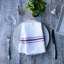 Ensemble de 12 serviettes de table rayées 18 x 22 pouces Arkwright Home-86641458