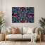 Art mural op mauve 58-511187711