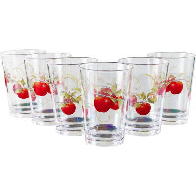 Harvest Apple 8 oz. Acrylic Drinking Glass