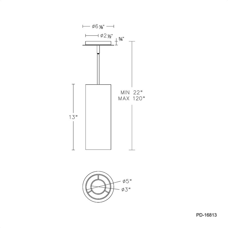 Mini-luminaire suspendu Metropolis